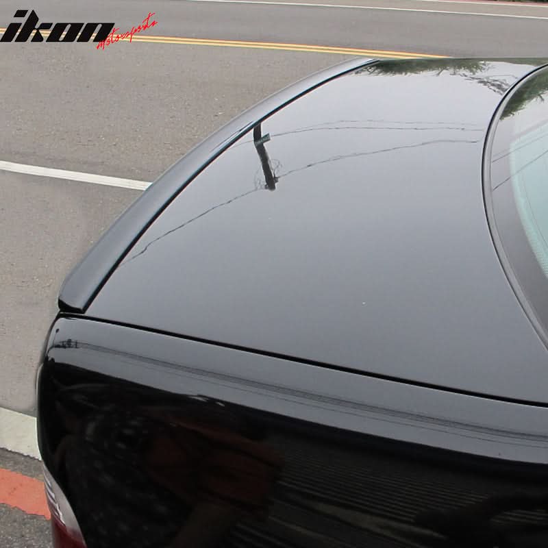 2007-2012 Volvo S80 PV Style Black Trunk Spoiler PUF