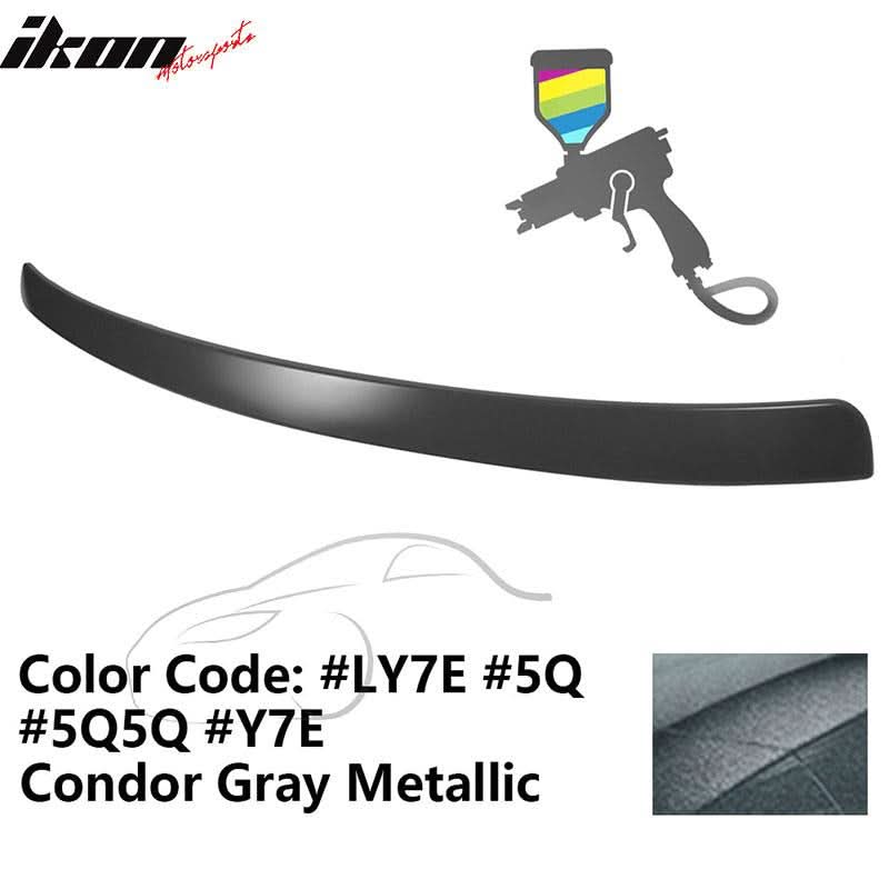 2009-2014 Audi A4 Quattro B8 Sedan 4Door Painted ABS Rear Roof Spoiler
