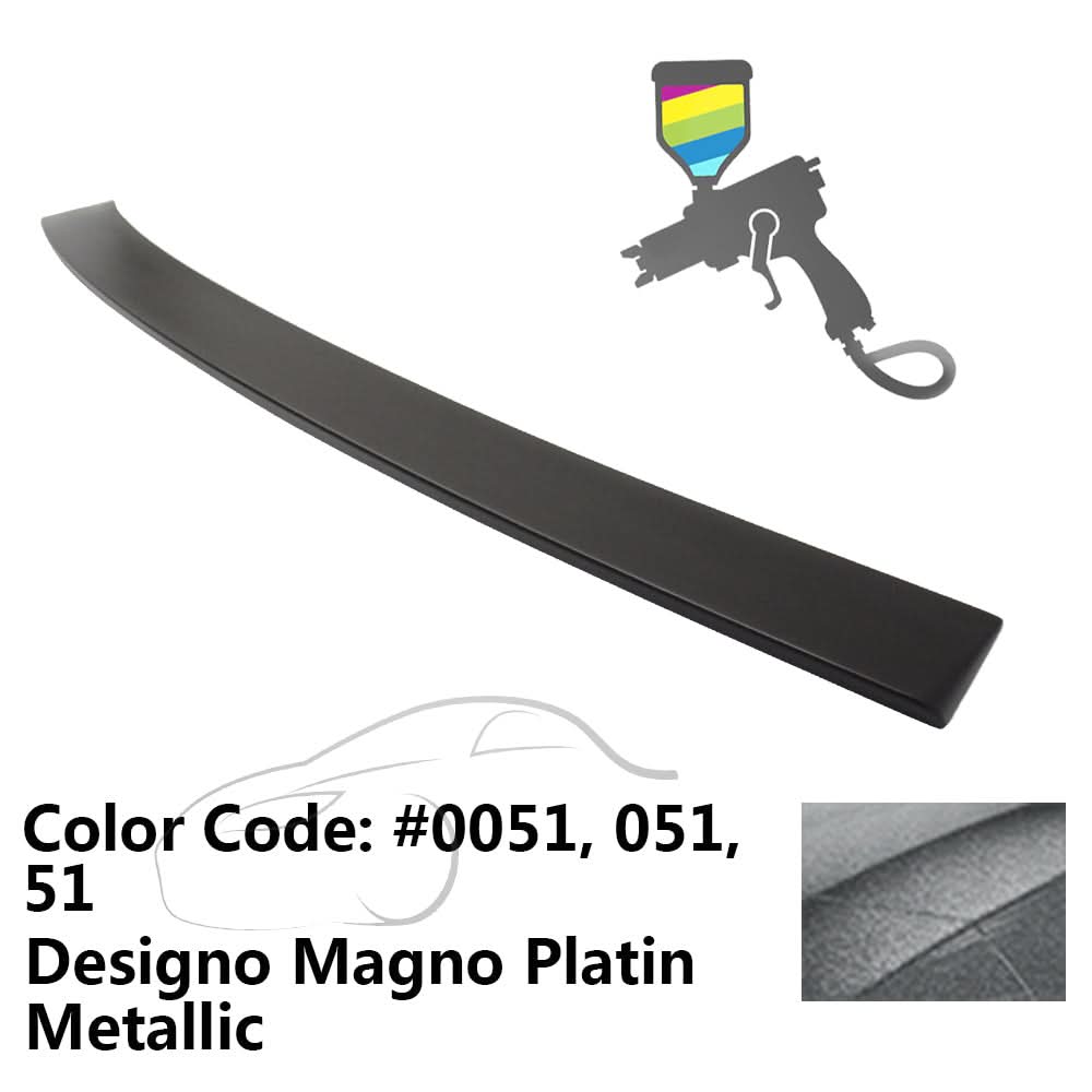 2008-2014 Mercedes Benz C-Class 4Door OE Style Rear Roof Spoiler ABS