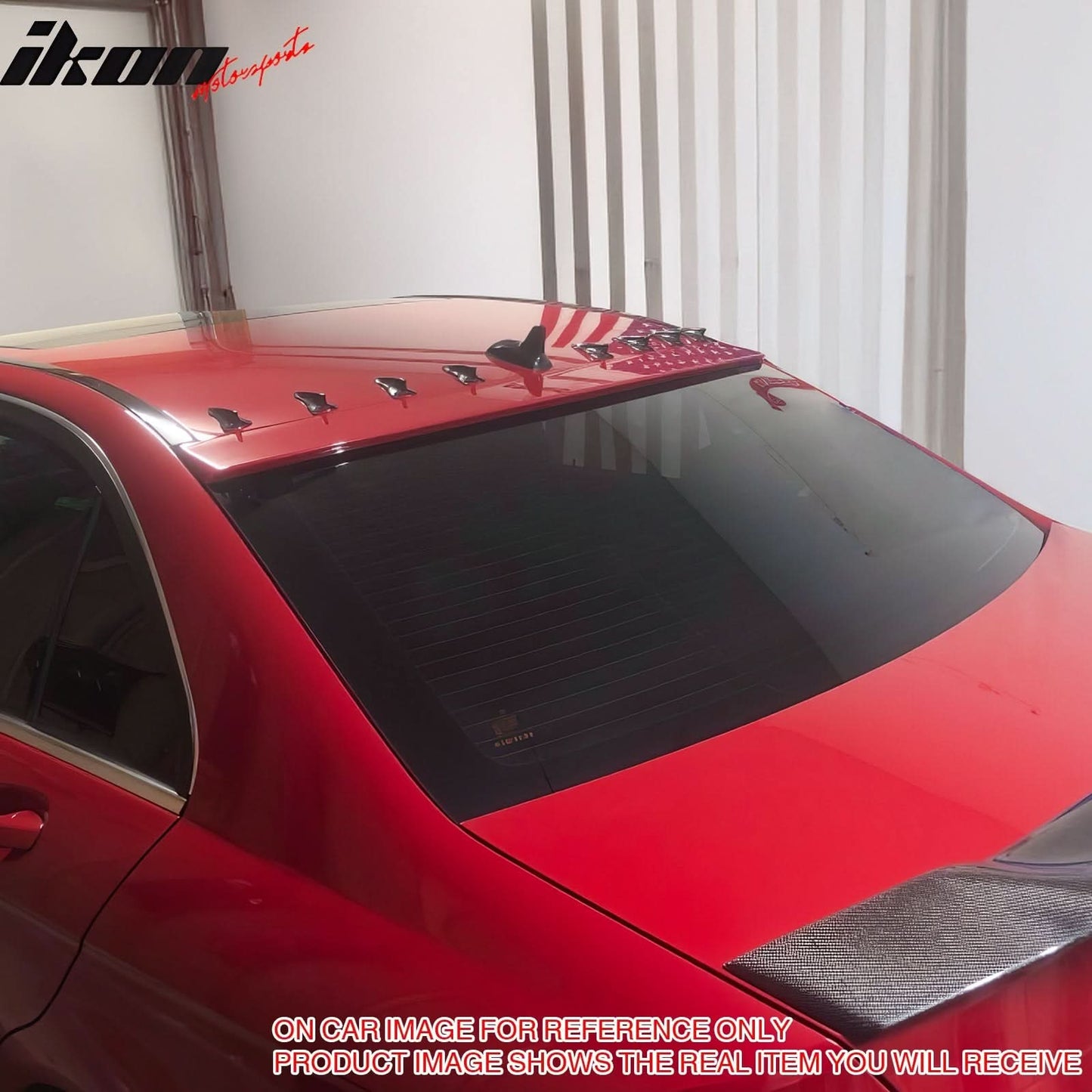 2008-2014 Mercedes Benz C-Class 4Door OE Style Rear Roof Spoiler ABS