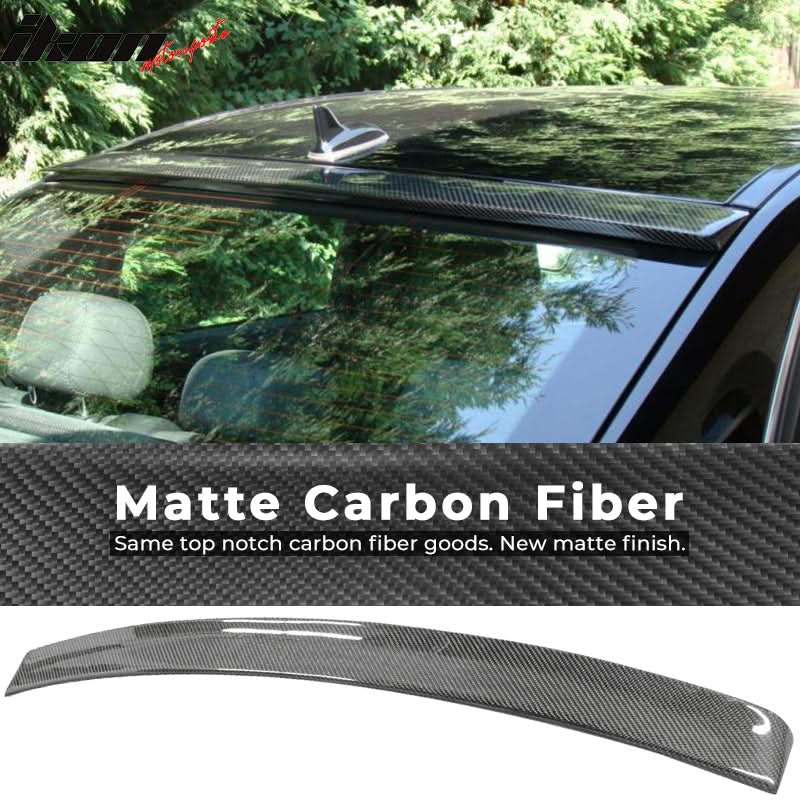 2010-2016 Mercedes Benz E-Class W212 Sedan Roof Spoiler Carbon Fiber