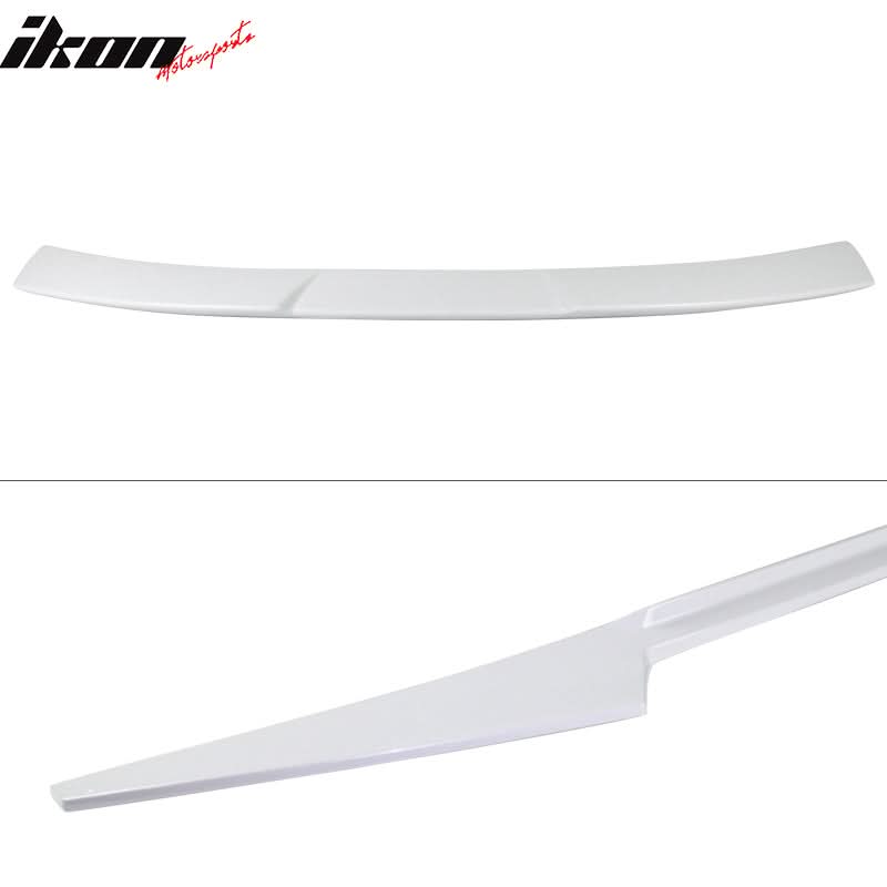 2016-2021 Honda Civic Sedan V Style Painted #NH788P White Roof Spoiler