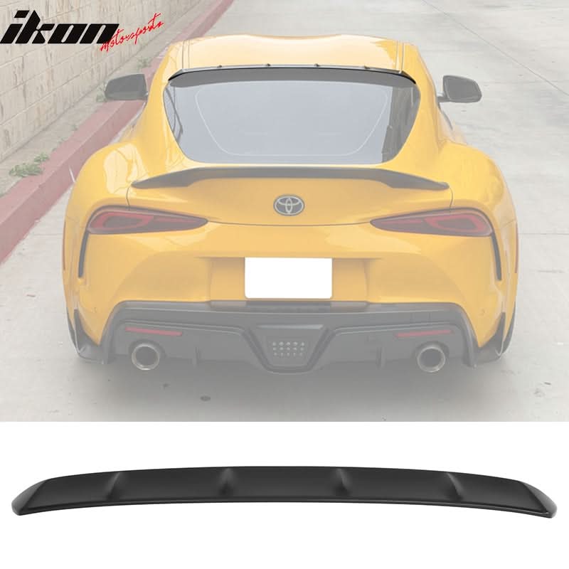 2020-2025 Toyota Supra GR MK5 5th V2 Matte Black Rear Roof Spoiler ABS