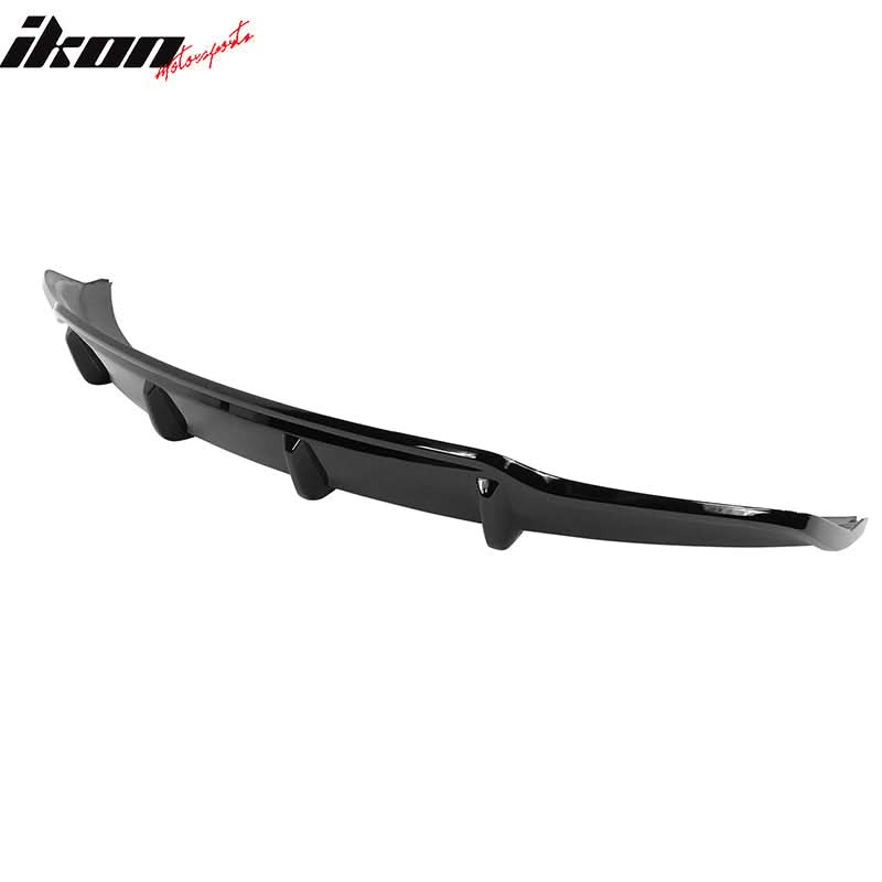 2017-2023 Tesla Model 3 Rear Bumper Diffuser V Style #PBSB Black