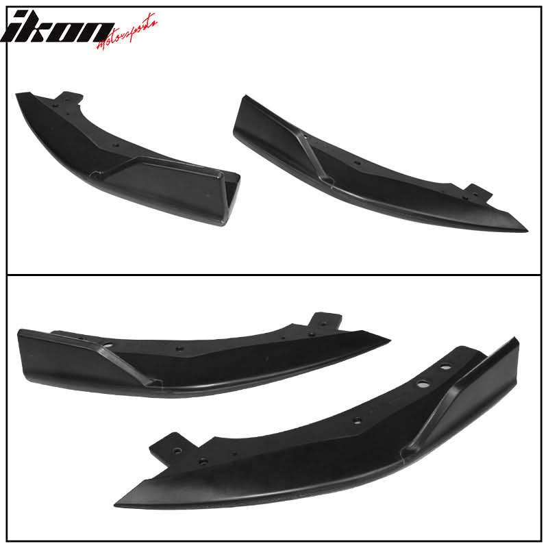 2019-2022 Toyota Corolla E210 Hatchback Matte Rear Splitter 2PC