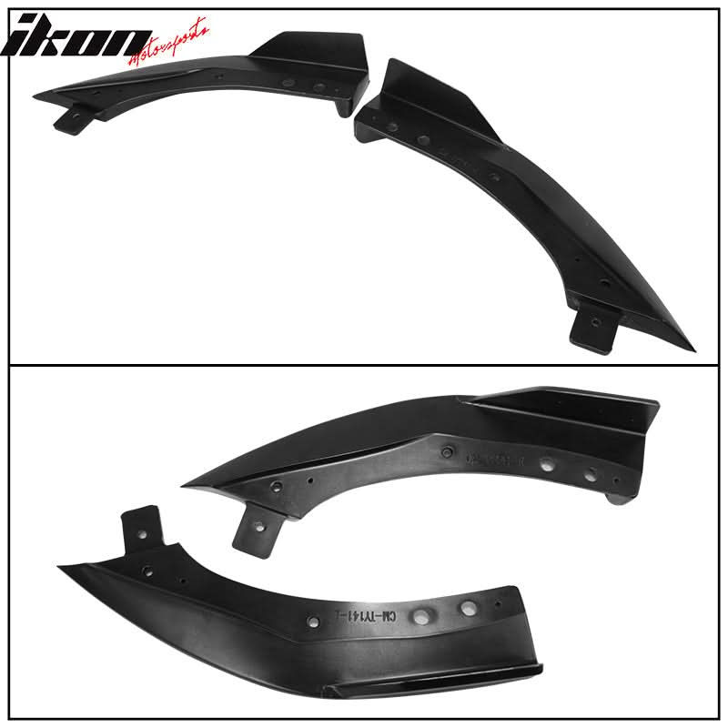 2019-2022 Toyota Corolla E210 Hatchback Matte Rear Splitter 2PC