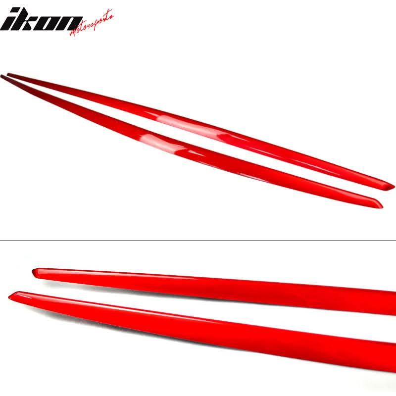2014-2018 Mercedes-Benz CLA-Class W117 C117 Painted Red Side Skirts PP