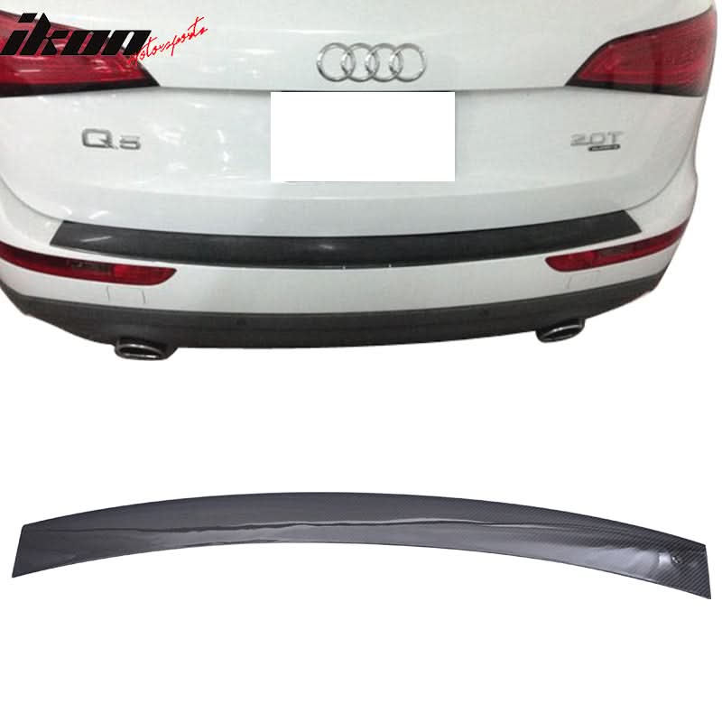 2010-2015 Audi Q5 S Line Carbon  CF Rear Bumper Sill Plate Trim Cover