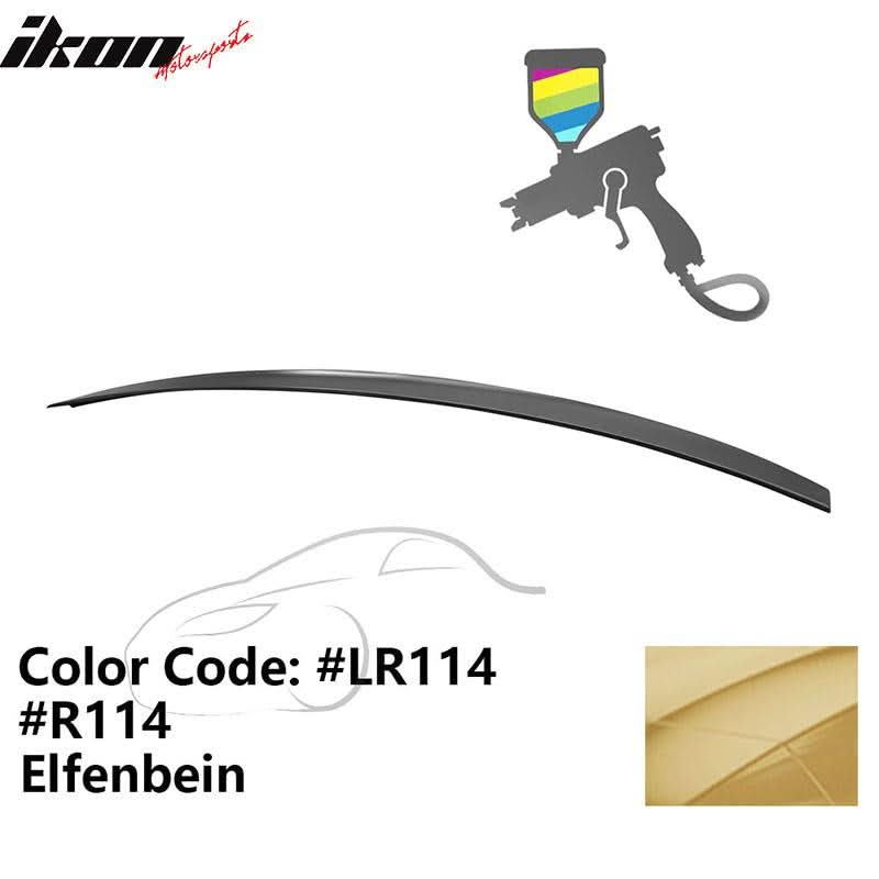 2009-2014 Audi A4 Quattro B8 4Door Painted ABS Trunk Spoiler Wing