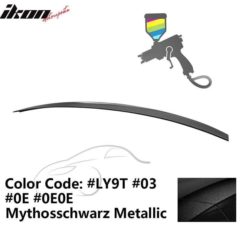 2009-2014 Audi A4 Quattro B8 4Door Painted ABS Trunk Spoiler Wing