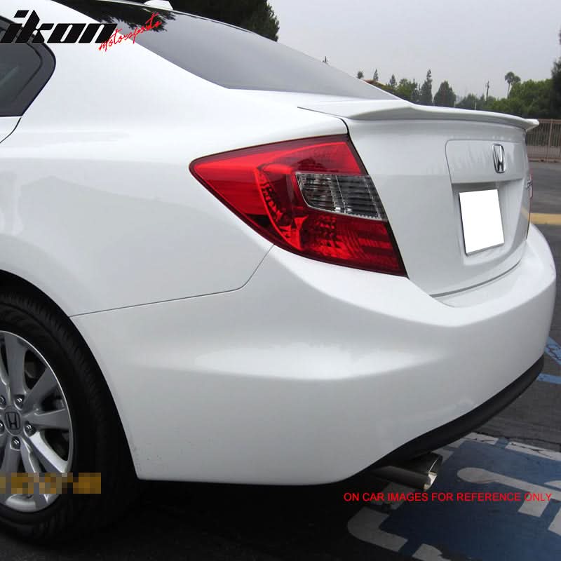 Fits 12-15 Honda Civic 9th Gen Sedan OE UnABS Trunk Spoiler