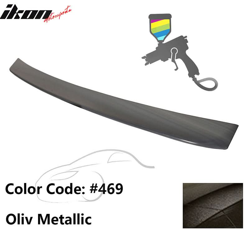 2000-2006 BMW E53 X5 SUV Euro Style Black Rear Roof Window Spoiler ABS