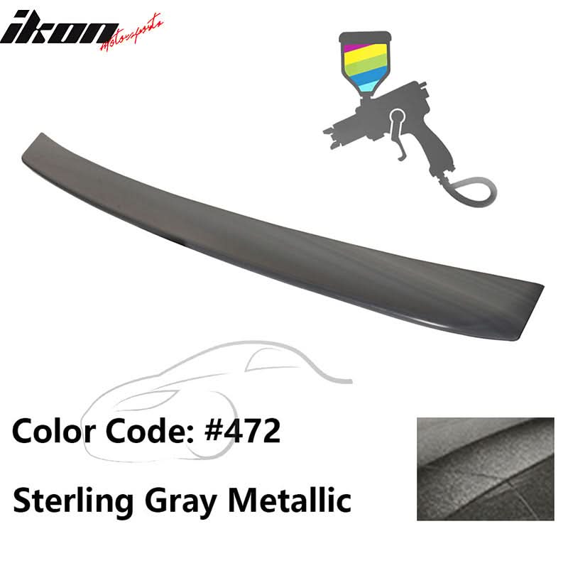 2000-2006 BMW E53 X5 SUV Euro Style Black Rear Roof Window Spoiler ABS
