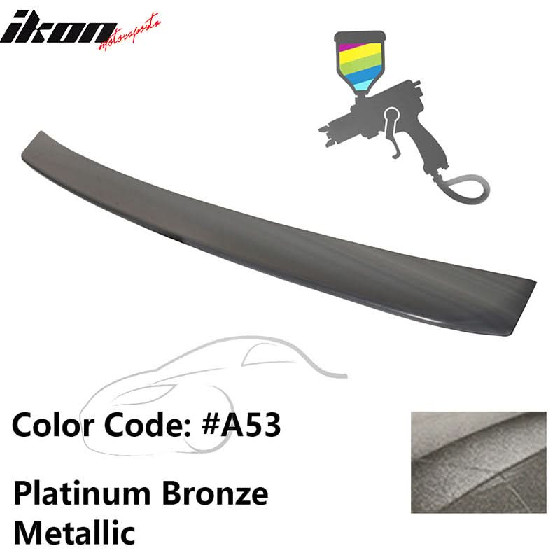 2000-2006 BMW E53 X5 SUV Euro Style Black Rear Roof Window Spoiler ABS