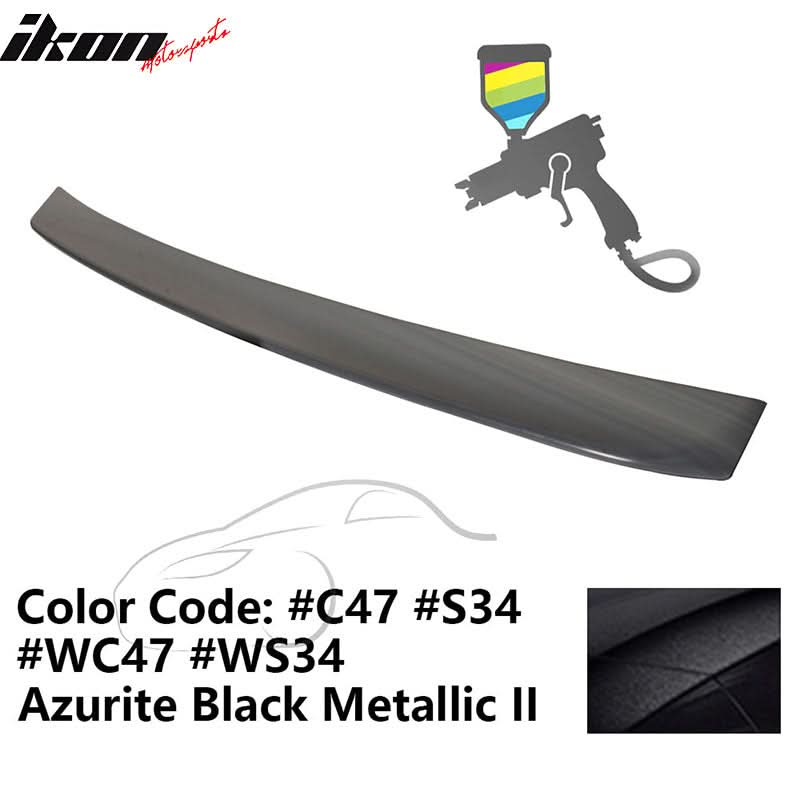 2000-2006 BMW E53 X5 SUV Euro Style Black Rear Roof Window Spoiler ABS