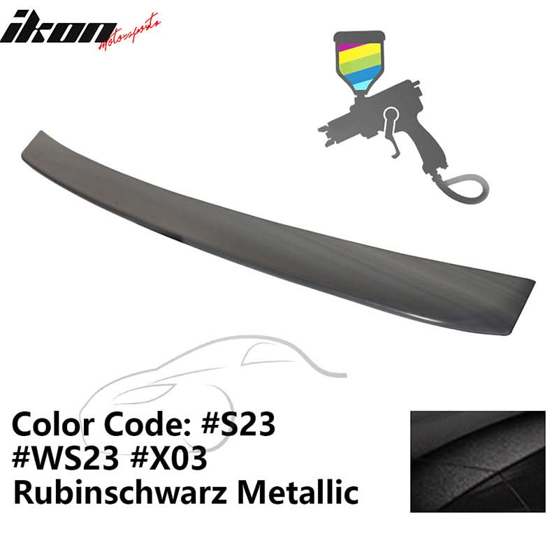 2000-2006 BMW E53 X5 SUV Euro Style Black Rear Roof Window Spoiler ABS