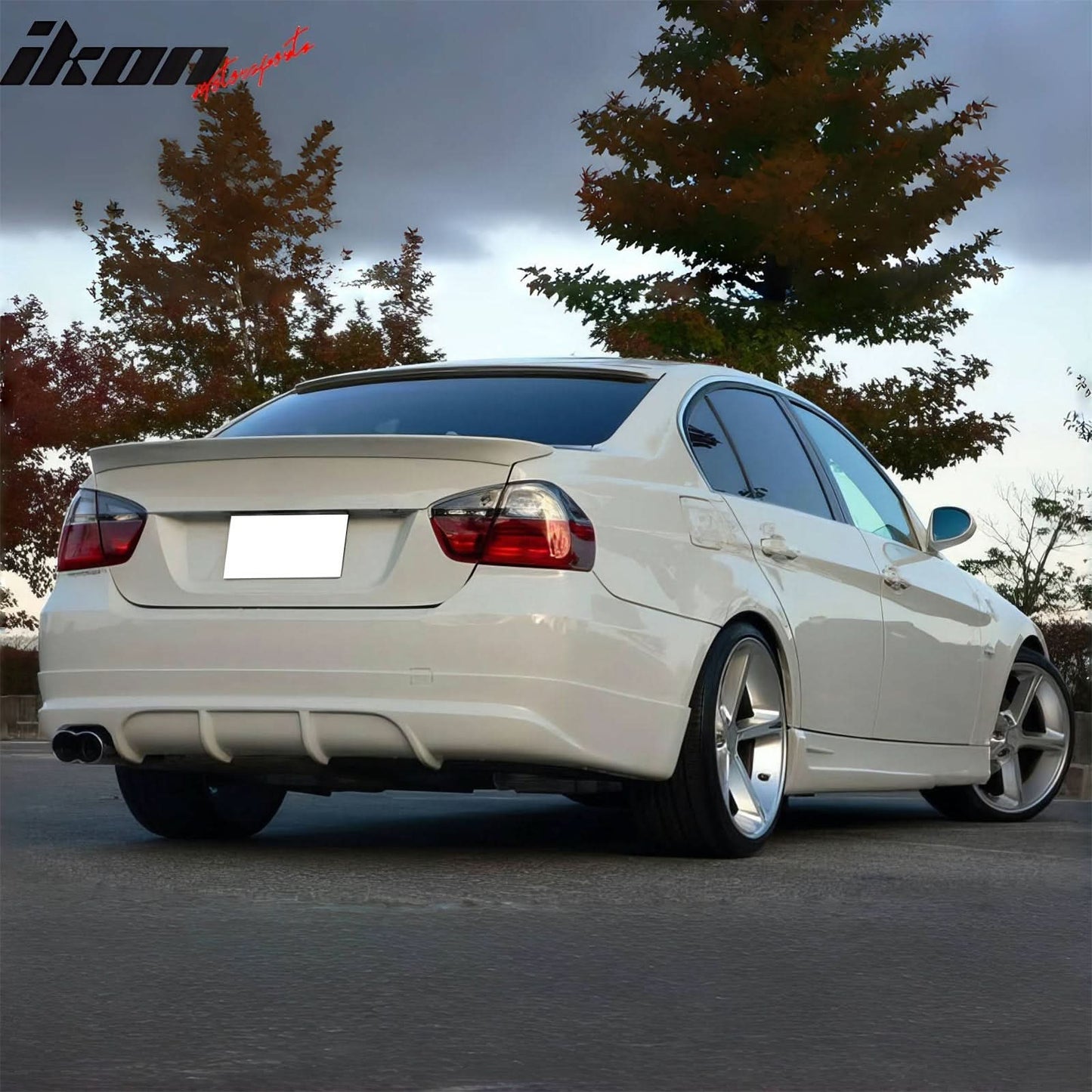 2006-2011 BMW 3-Series E90 Sedan AC Style Unpainted Trunk Spoiler ABS