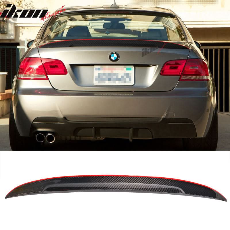 2007-2013 BMW 3 Series E92 2Dr Coupe P Style Red Line Trunk Spoiler