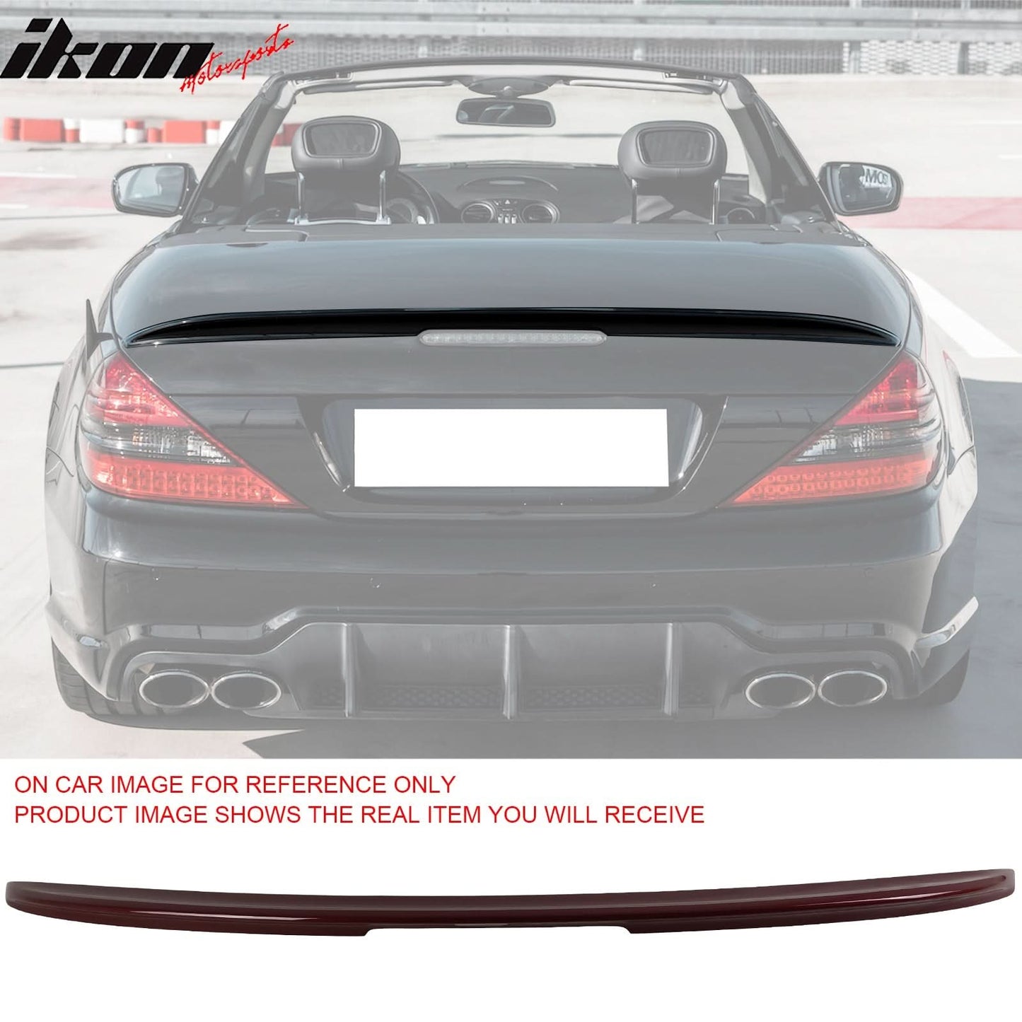 2003-2011 Mercedes Benz SL-Class R230 Rear Trunk Spoiler ABS