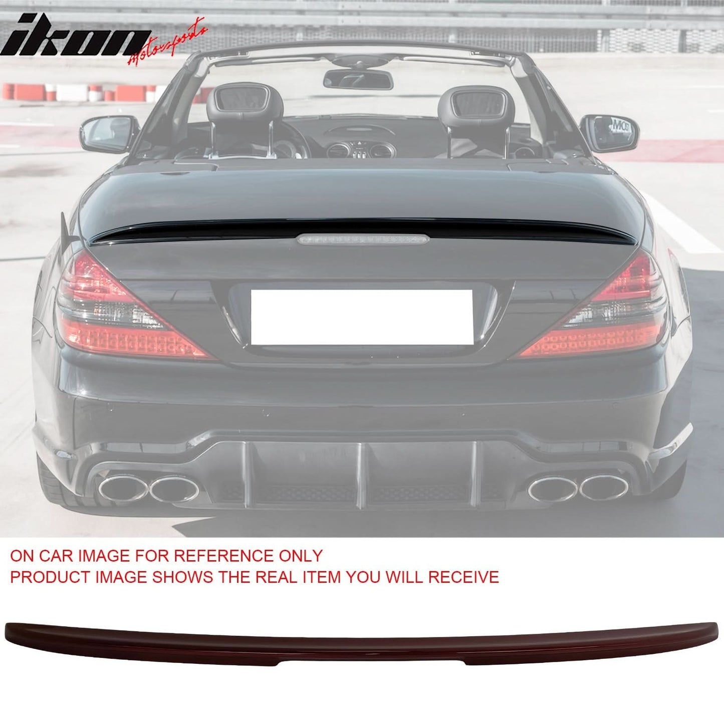 2003-2011 Mercedes Benz SL-Class R230 Rear Trunk Spoiler ABS