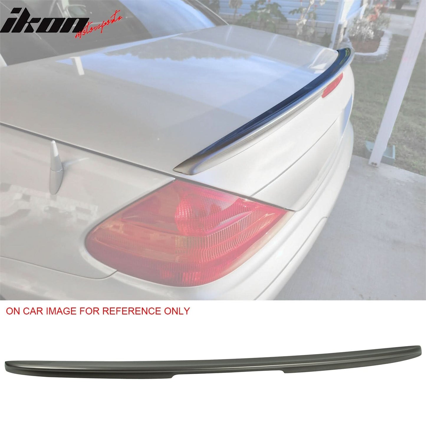 2003-2011 Mercedes Benz SL-Class R230 Rear Trunk Spoiler ABS