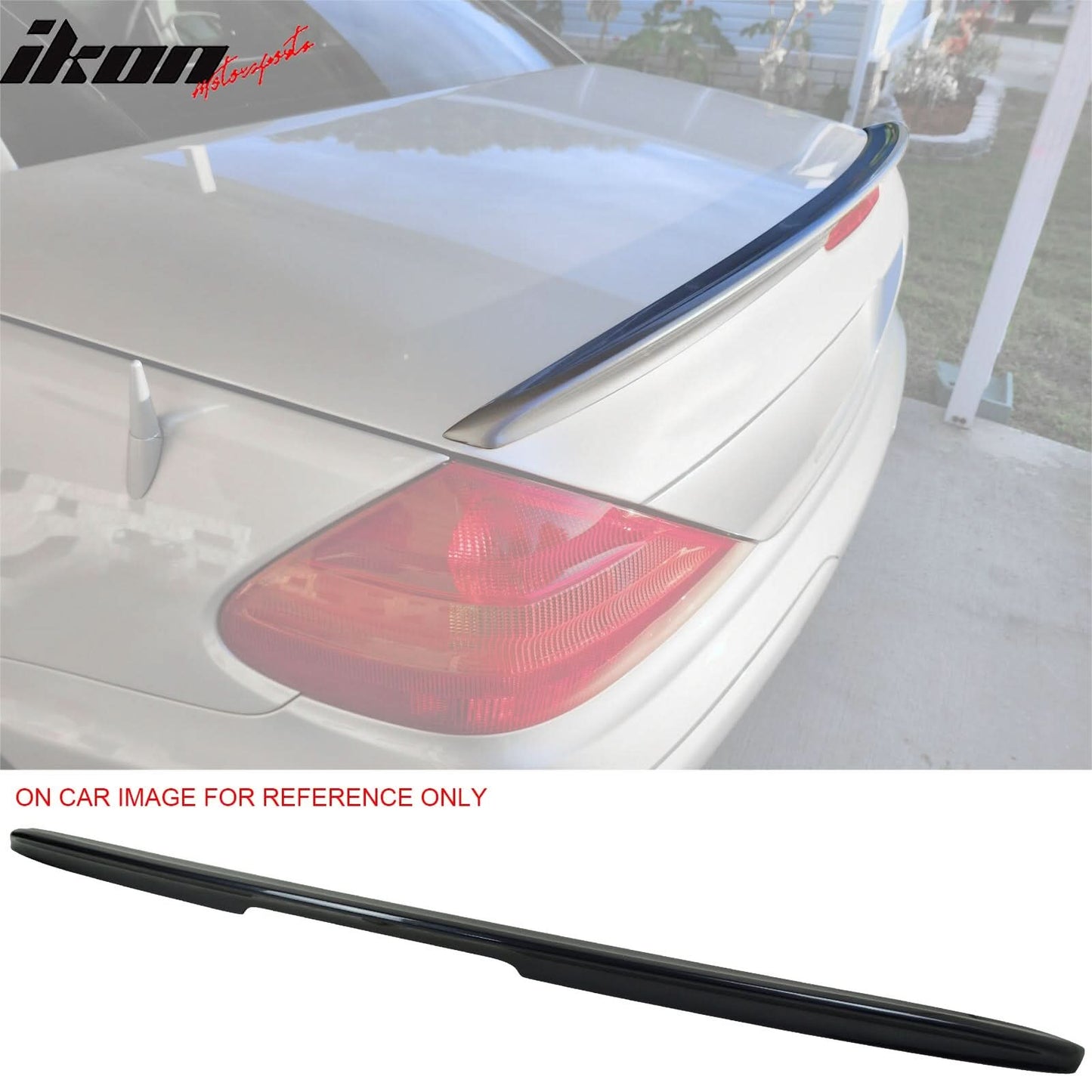 2003-2011 Mercedes Benz SL-Class R230 Rear Trunk Spoiler ABS