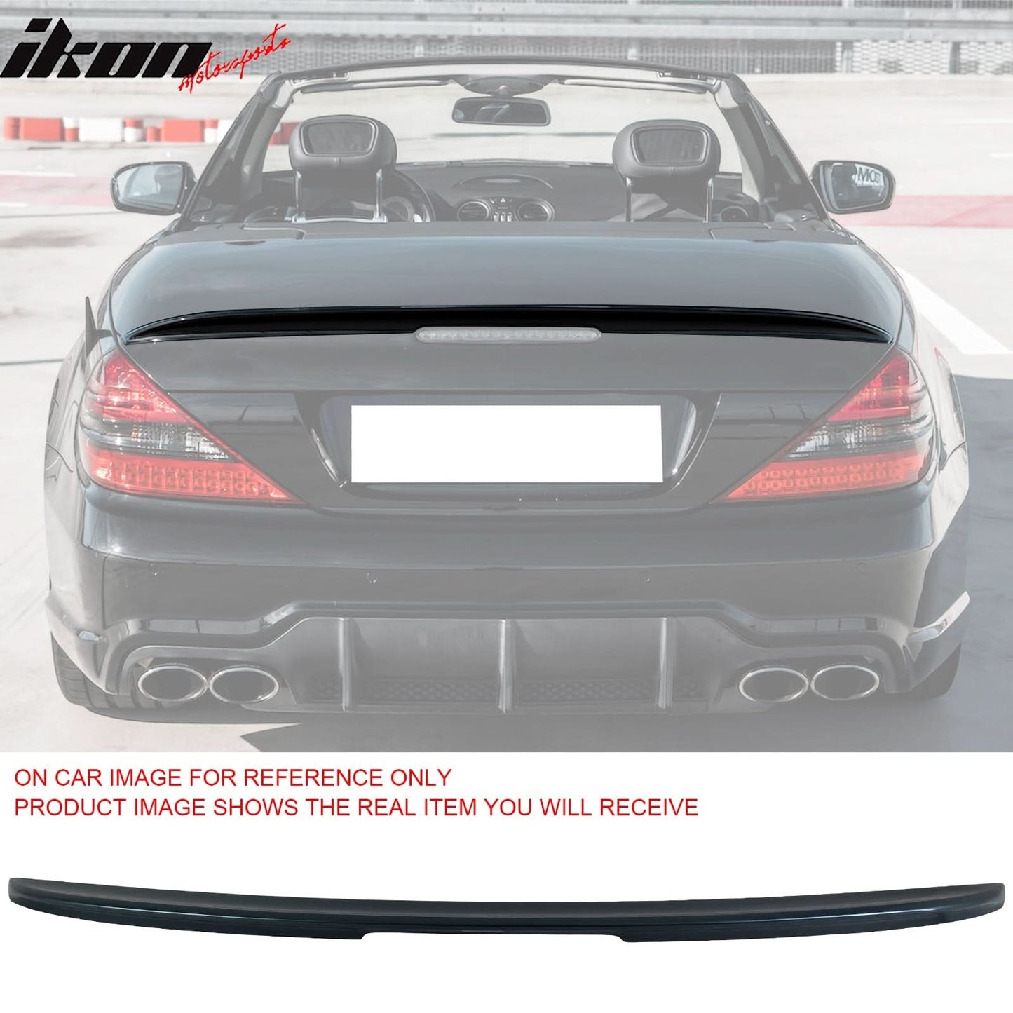 2003-2011 Mercedes Benz SL-Class R230 Rear Trunk Spoiler ABS