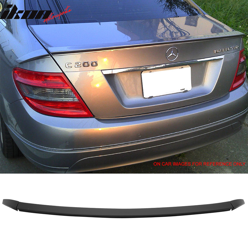 Fits 08-14 Benz W204 B TypeTrunk Spoiler & OE Roof Wing UnABS