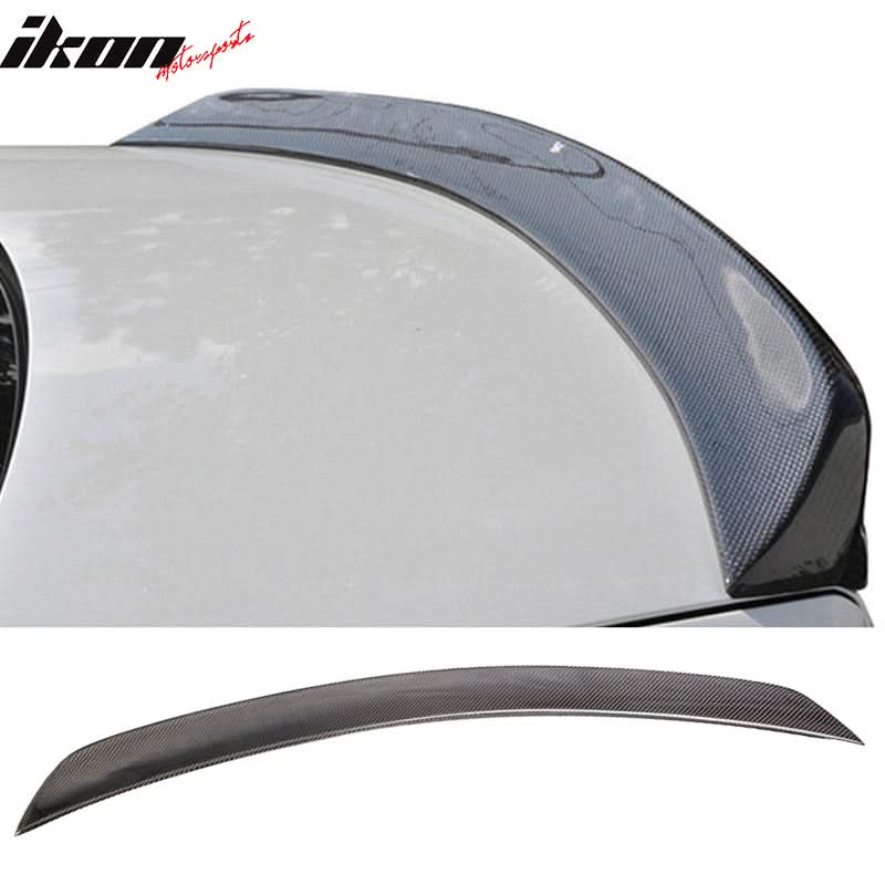 2008-2014 Benz C-Class W204 4Dr V Style Carbon Fiber CF Trunk Spoiler
