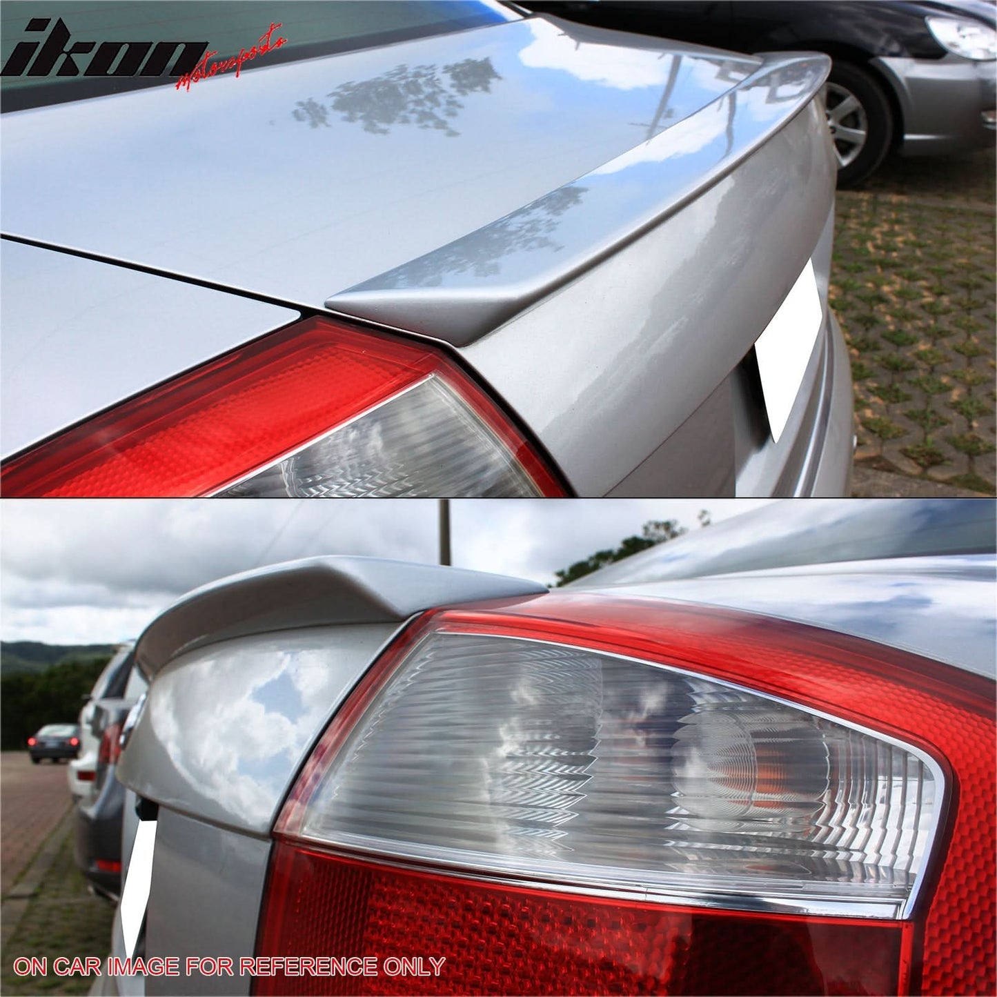 2002-2005 Audi A4 B6 Sedan ABT Style Painted #LY9B Black Trunk Spoiler