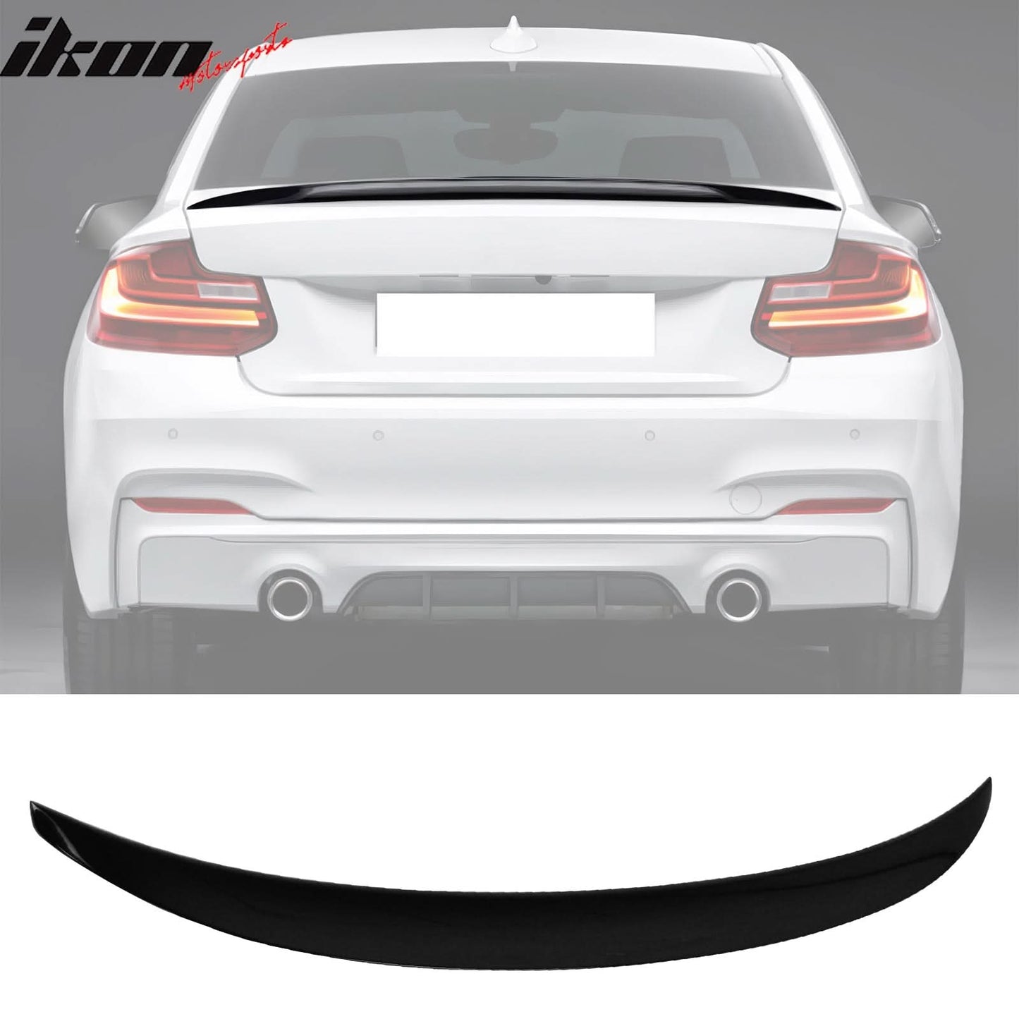 2014-2021 BMW F22 2 Series Coupe Performance Style Trunk Spoiler ABS