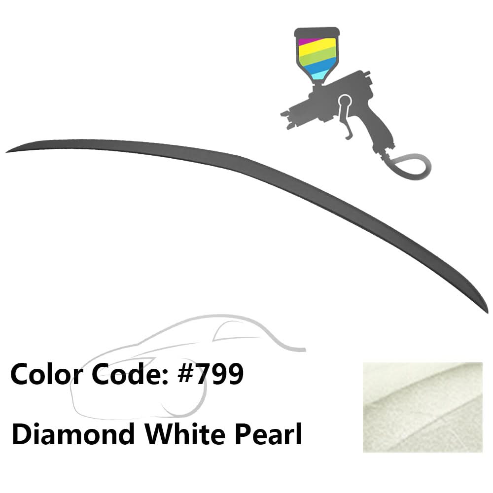 Fits 10-17 W207 C207 #799 Diamond White Pearl Trunk Spoiler