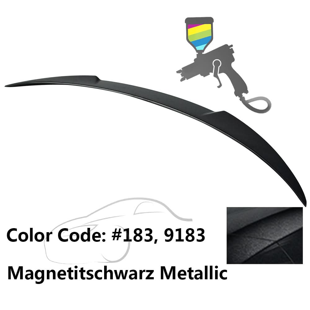 2013-2018 Mercedes Benz W117 CLA Class Sedan V Style Trunk Spoiler ABS