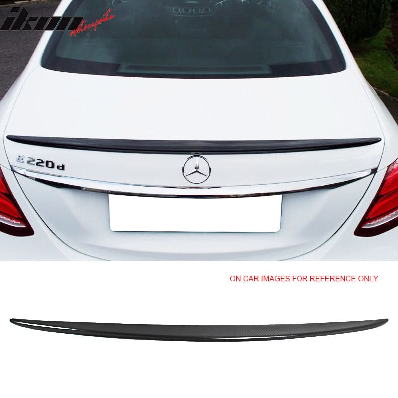 2017-2021 Benz E Class W213 Sedan 4Dr Carbon Fiber CF Trunk Spoiler