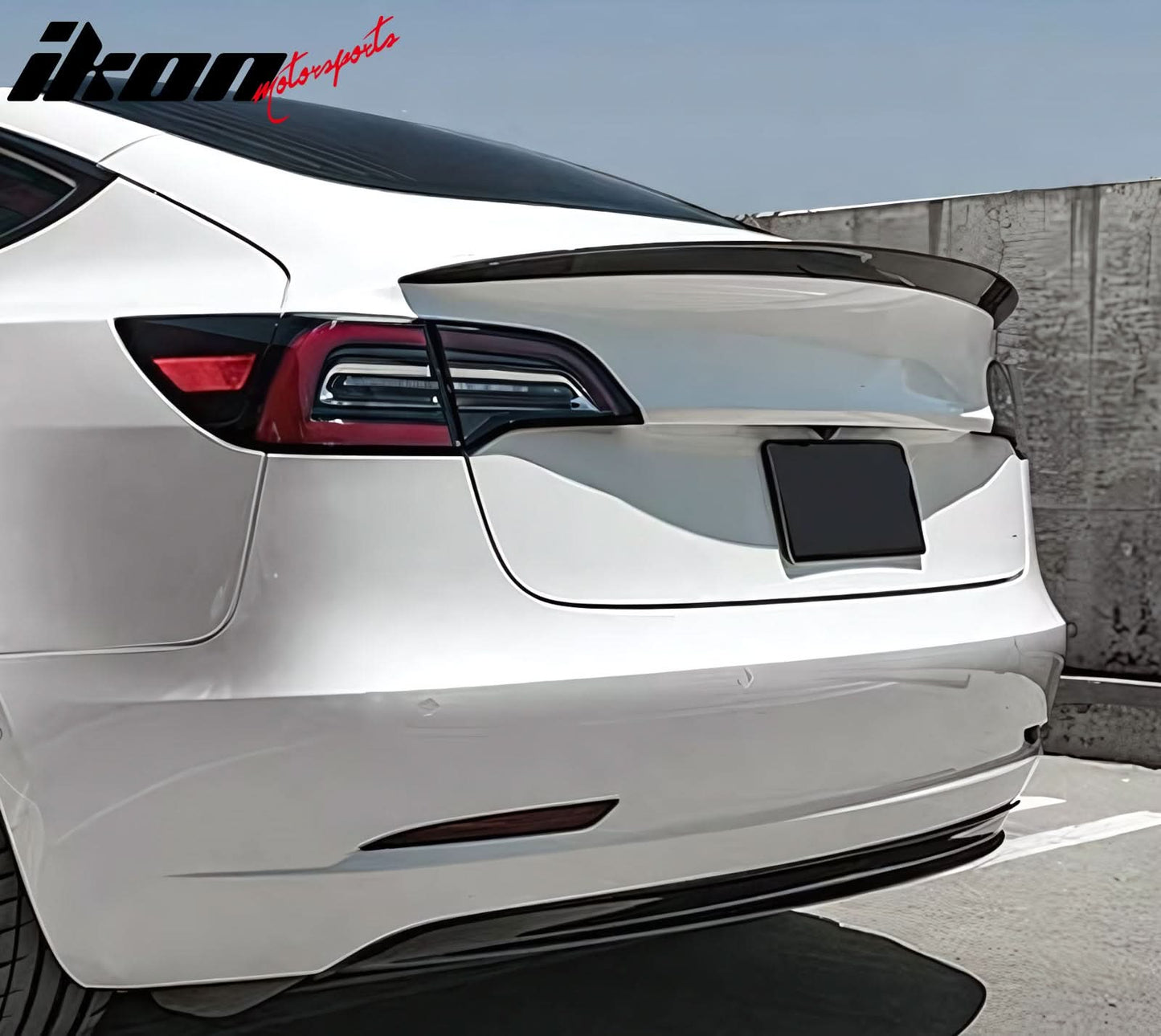 2017-2023 Tesla Model 3 Performance Style Carbon Fiber Trunk Spoiler