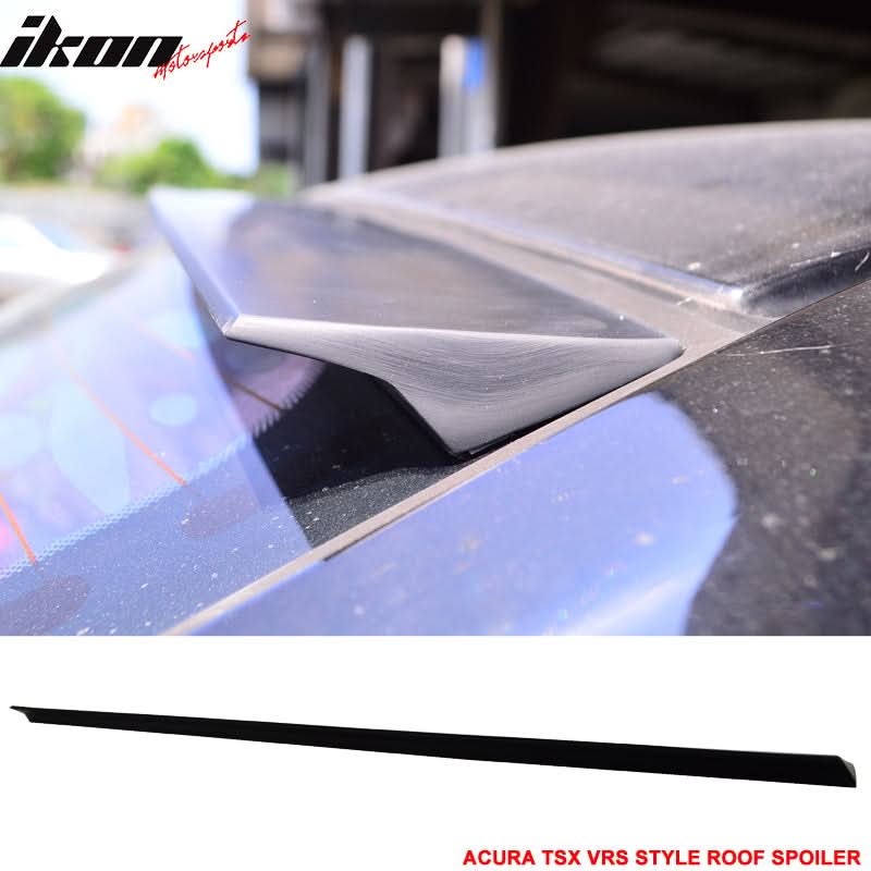 2009-2014 Acura TSX CU2 4Dr VRS Style Unpainted Black Roof Spoiler PUF