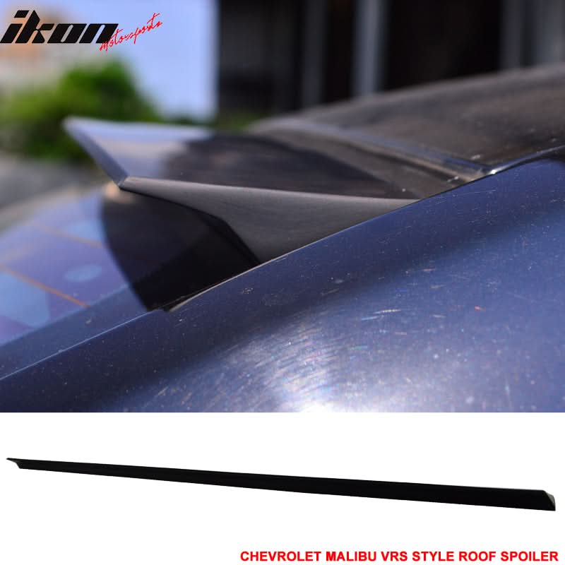 2004-2007 Chevrolet Malibu VRS Style Unpainted Black Roof Spoiler PUF