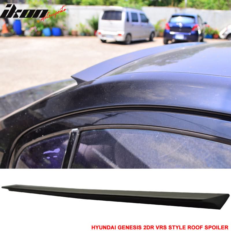 2013-2016 Hyundai Genesis 2Dr VRS Style Unpainted Roof Spoiler PUF
