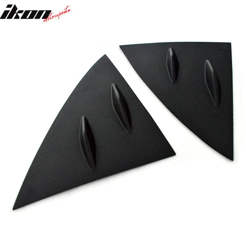 2014-2019 Benz W117 C117 CLS-Class 4Dr Matte Black Side Window Louvers