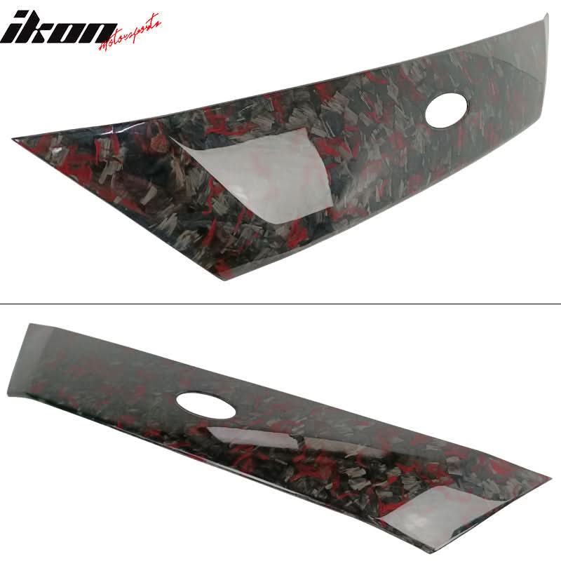 2018-2020 Ford Focus Hatchback Hood Cover Decor Scoop - Red Forged CF