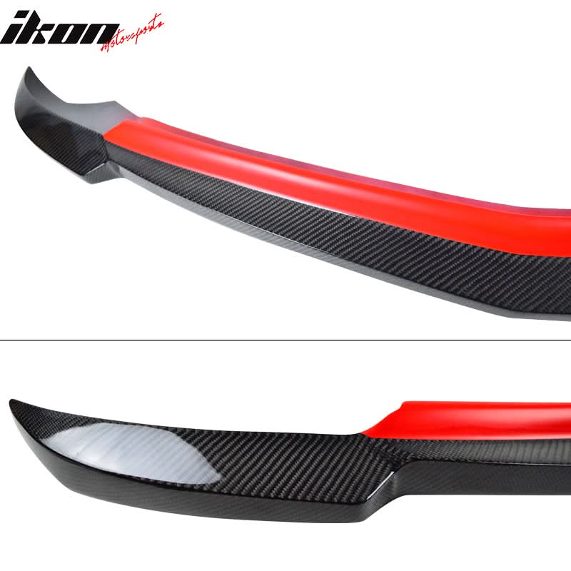 2012-2014 Mercedes Benz W204 Sedan Front Bumper Lip Carbon Fiber