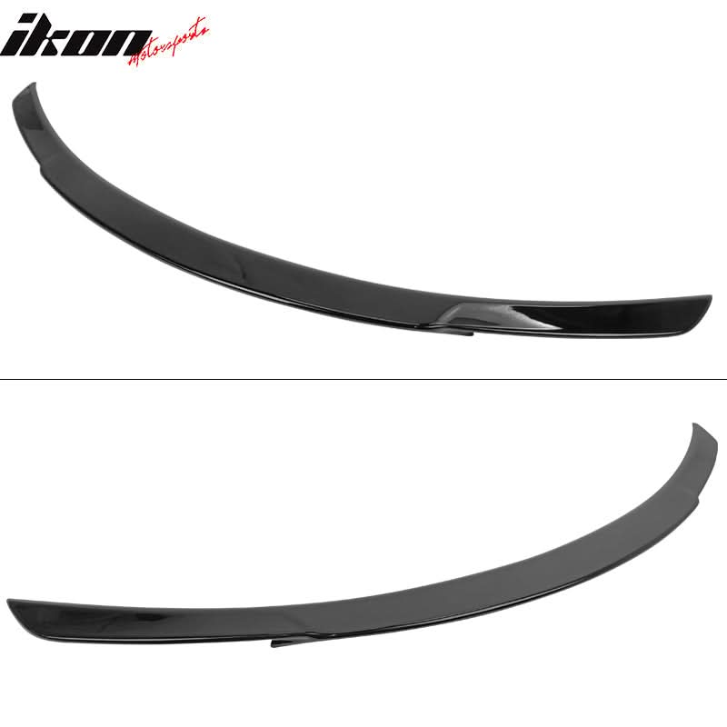 2015-2021 Benz W205 C Class B Style ABS Trunk Spoiler Painted Black