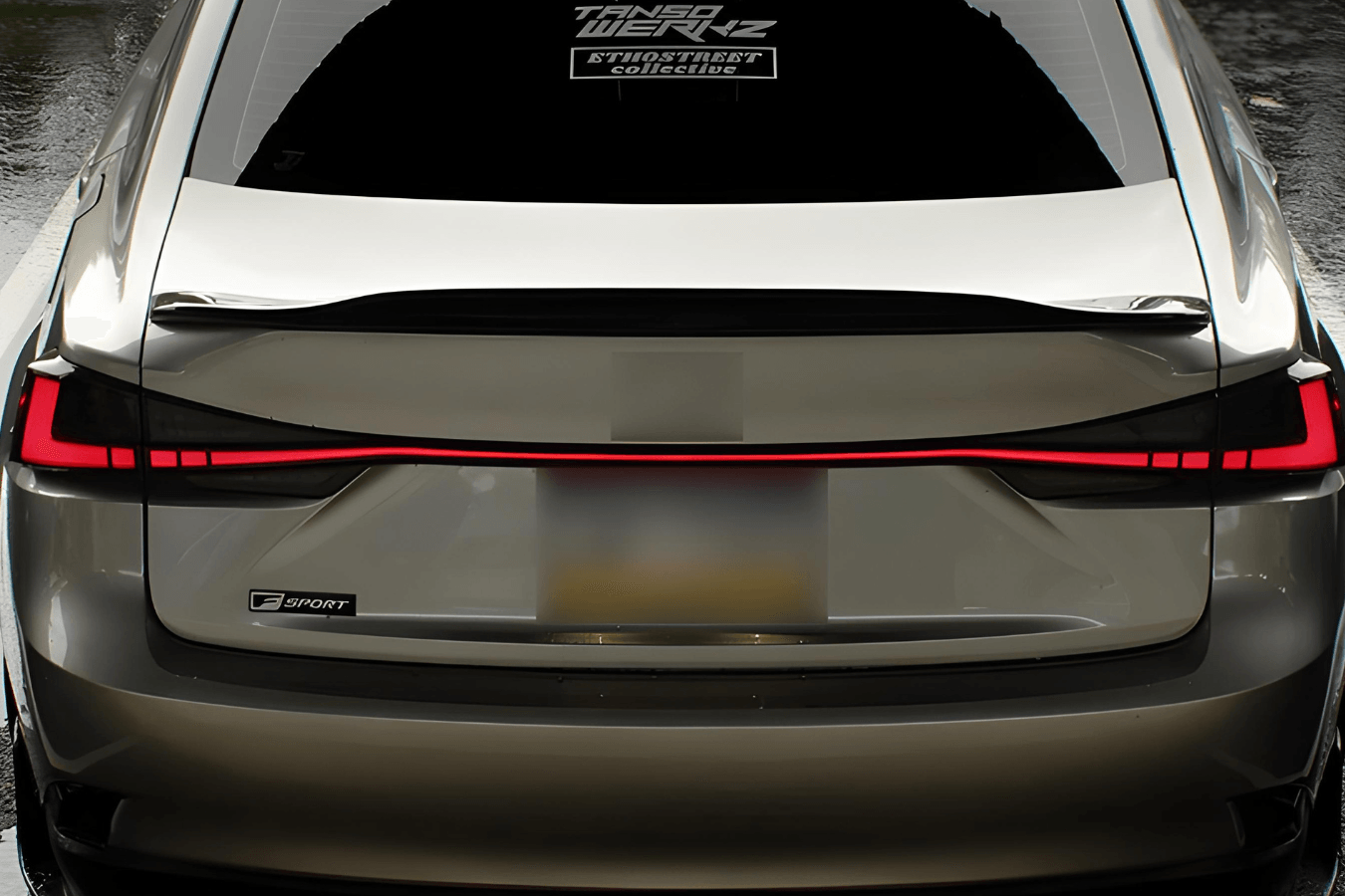 Lexus IS 300h Modern Tail Light Upgrade (RGB Color Changing) LED Tail Lights (2014-2020)