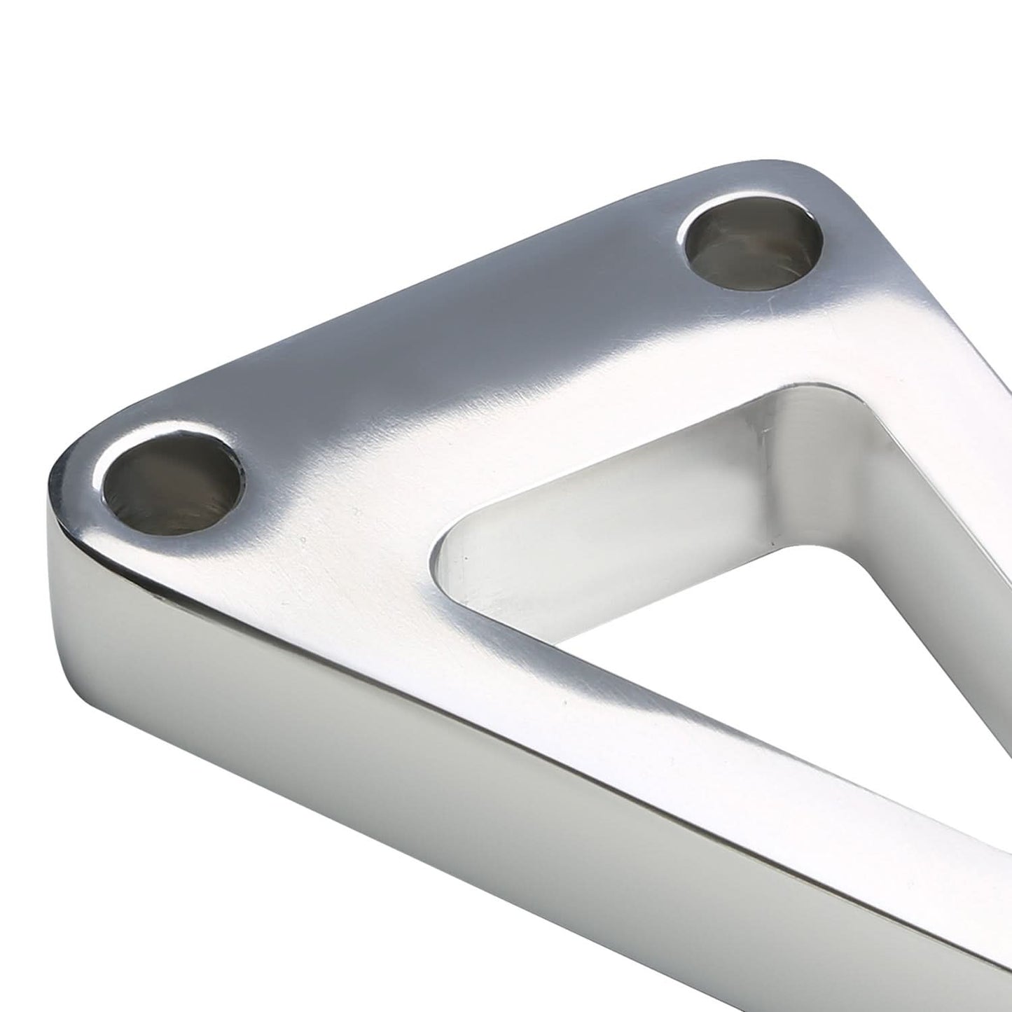 Chevrolet SBC Long Water Pump Alternator Bracket Set - Chrome