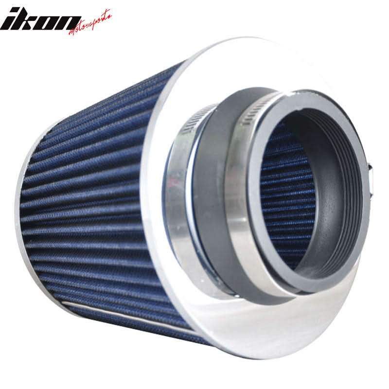 Universal Fit 3.5 Inch Race Performance Cold Air Intake Filter Blue