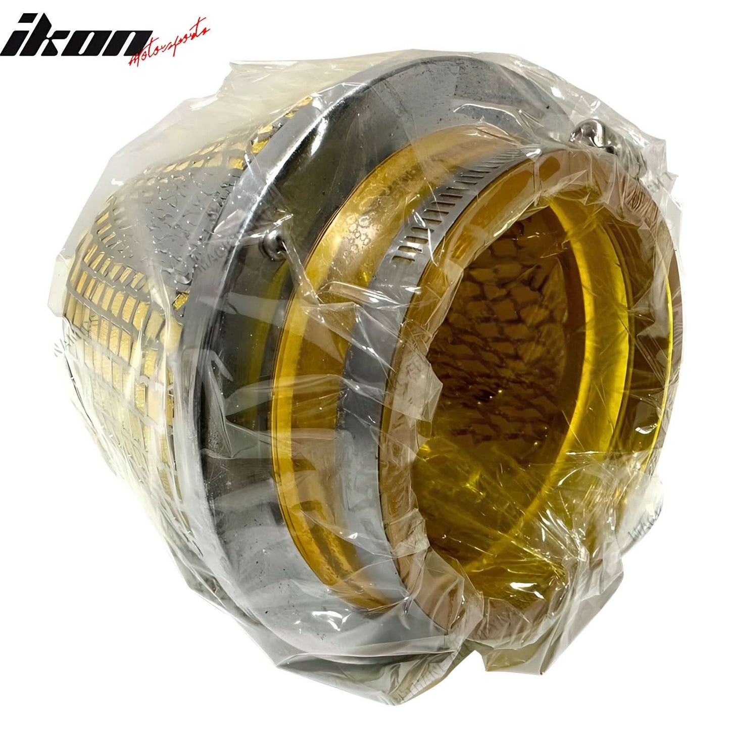 Universal for 4" 100mm Yellow Auto Car Truck SUV Air Intake Filter