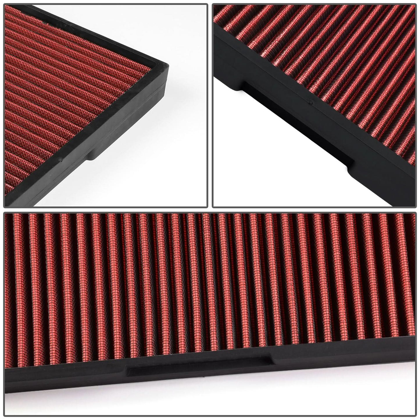 Multi-Fitment Red Engine Air Filter for VW/Audi/Seat Models