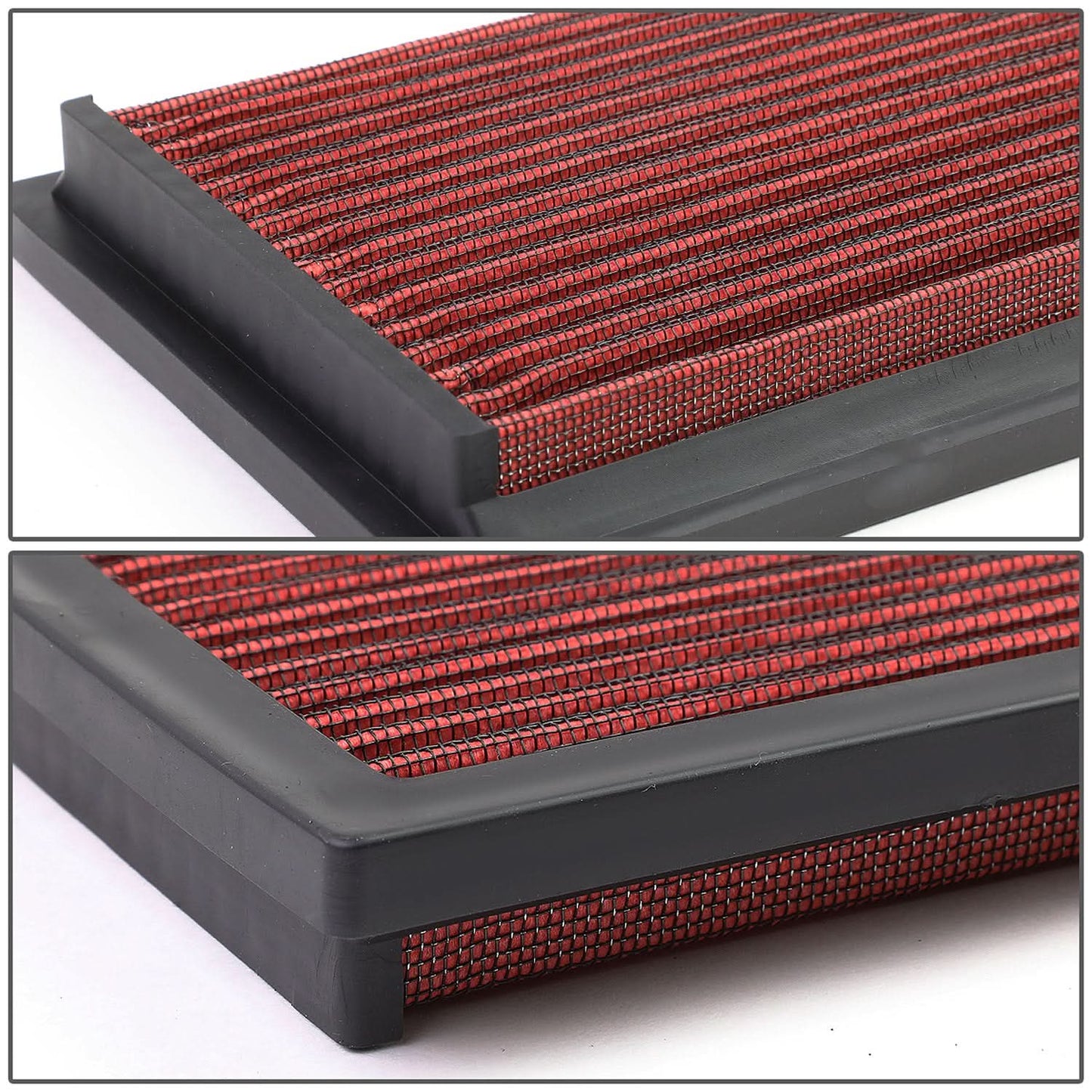 86-97 Jeep Cherokee Wrangler Comanche Engine Air Filter - Red