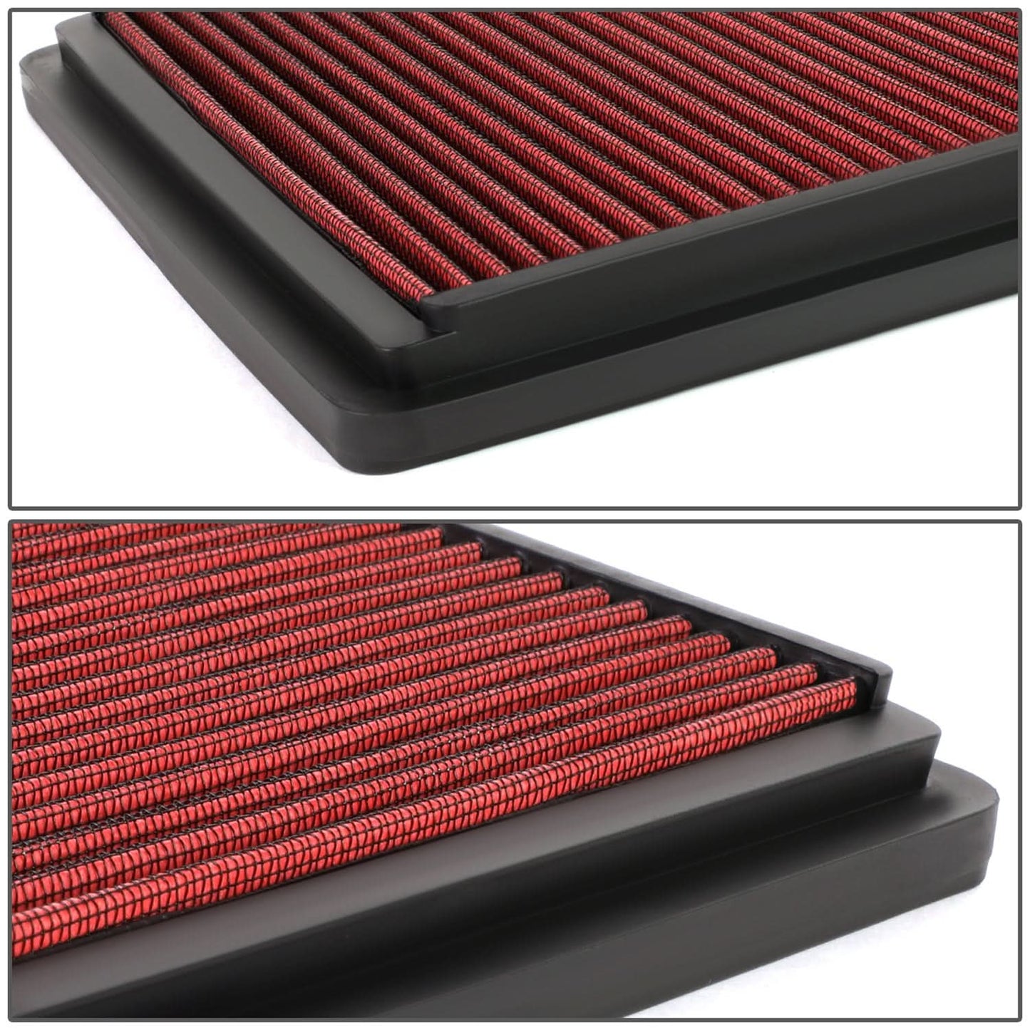 91-99 Dodge Ram 50 Stealth Mitsubishi 3000GT Engine Air Filter Red