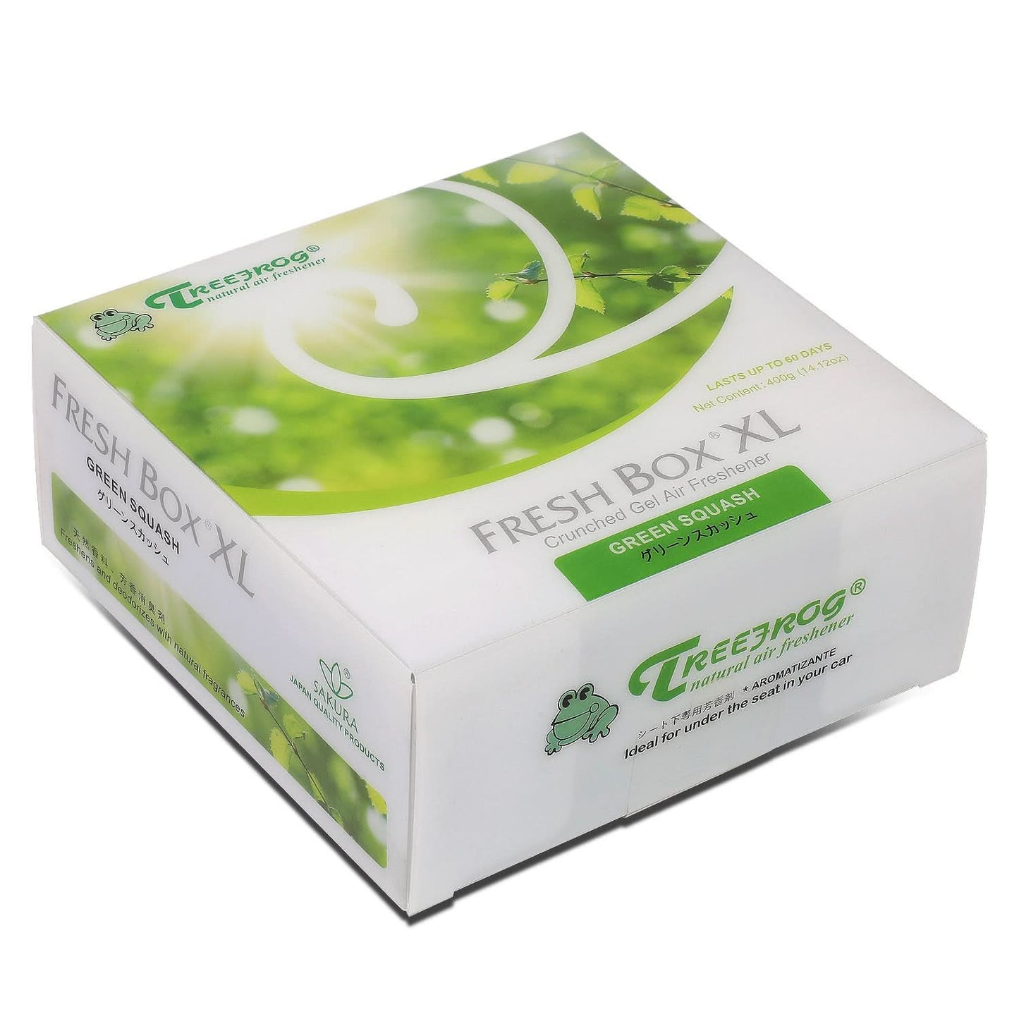 Tree Frog Fresh Box XL Air Freshener - Green Squash 400G